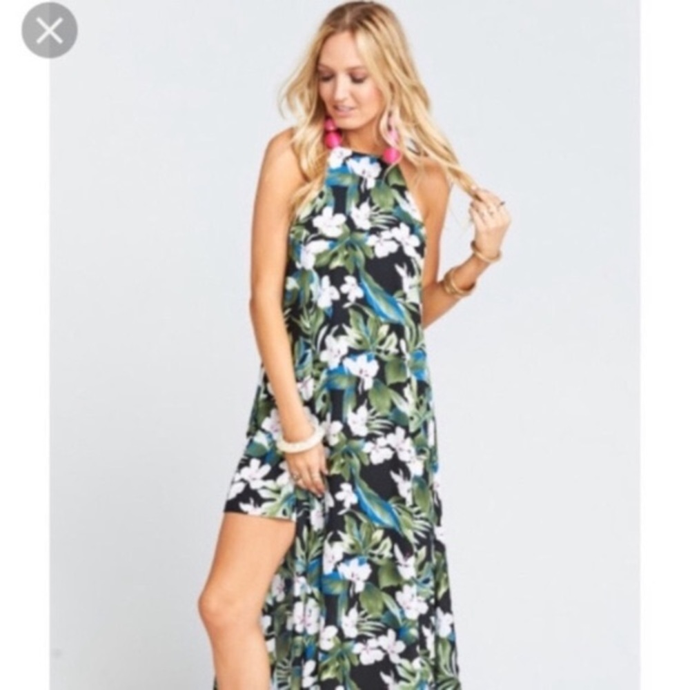 SHOW ME YOUR MUMU BRONTE MAXI DRESS size S